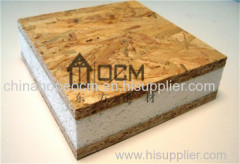 Energy saving precast OSB sandwich wall panel