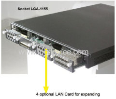 Xeon Network Appliance to 32 Gbe LAN Ports or eight 10G network ports