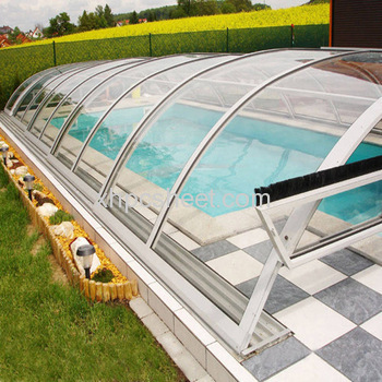 UNQ Hot sell Polycarbonate Swimming pool cover