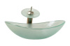 bathroom furniture glass sink