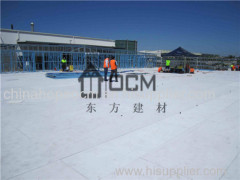 Heat resistant magnesium oxide floor panels