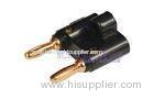 Banana Plugs Connectors Solder Type Plug Dual Coaxial Cable or Wires