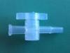 Plastic Moulding Assembly Parts Two Way Valve of Clear PP Material