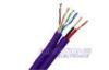 UV-PE Jacket UTP CAT5E Security Camera Cable 16 0.25mm Siamese Security Cable