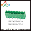 90 degree PCB terminal block connector male type with cover