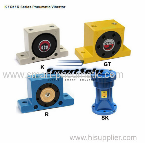 GT Series Gear/Turbo Type Pneumatic Vibrator