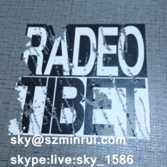 Self Adhesive Destructive Street Art Graffiti Sticker Custom Printing Made By Eggshell Stickers Paper