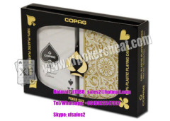 Brazil Copag Gold / Black 1546 Marked Poker Cards/ Spy Playing Cards