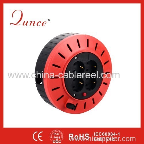 5m 2x1.5 German socket extension reel 16A 250V