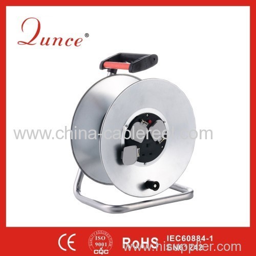 50m 240V 13Amp steel cable reel with Shutter&Dust Resistance Cover
