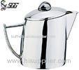 Modern Design 18 / 10 Stainless Steel Coffee Pot with Silver / Gold Plating