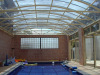 UNQ polycarbonate sheet cover for swimming pool retractable roof