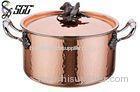 Hotel And Restaurant Use Polished Stainless Steel Tri-Ply Copper Cookware For Serving Buffet Food
