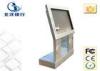 Steel Metal Self Service Interactive Touch Screen Kiosk Machines For Advertising