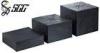 Square Black Natural Slate Buffet Display Stands For Displaying Food And Beverage