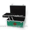 Hard Home First Aid Box / Medical Tackle Box Aluminum Medical Case