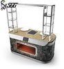 Fashion Style Indoors & Outdoors Banquet Mobile Buffet Station with Touch Screen Display