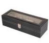 PU 6 Watches Concise Watch Boxes Cases Medium Custom One Lock