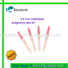 HCG pregnancy test 3.0mm midstream