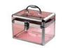 Household Lady Plastic Cosmetic Box Makeup Organizer Vanity Pink Storage Boxes