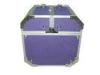 Octangle Shape Aluminum Makeup Storage Box Solid Luxury Purple 264264230 mm