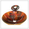 tempered glass basins for bathrooms