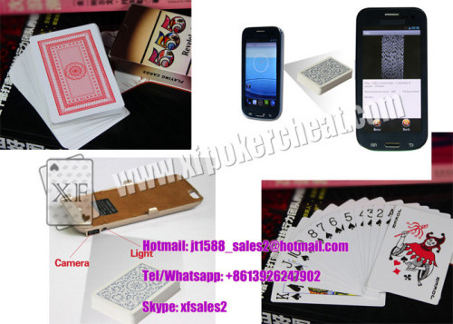 Magic Props Revelol 555 Playing Cards / Paper Marked Poker For Analyzer Predictor