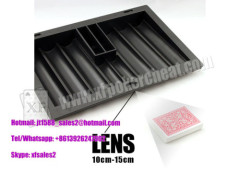 Poker Scanner Black Plastic Poker Table Chip Tray With Hand - Held Camera