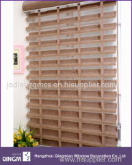 Remote Roller Blind Ladder Pattern Shangri-la Shading Blind For Wholesale