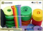 Colored Cable Double Sided Velcro Tape Eco-friendly Printing Logo