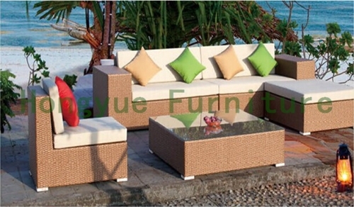 Wicker material sofa set furniture rattan outdoor sofa furniture