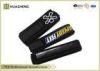 Triathion Black Knee / Ankle Neoprene Velcro Straps Timing Chip