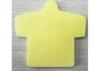 Single color T shirt shape Fancy Sticky Notes for kids 70 x 70mm