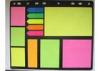 Colorful Sticky note set with different sizes PET and paper for office