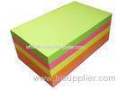 Fluorescent Cube repeatable funny office sticky notes for write a memo