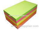 Fluorescent Cube repeatable funny office sticky notes for write a memo