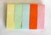 Repositionable rainbow bookmark sticky notes with four different pastel colors