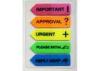 Safe and clean Water based glue Index Sticky Notes 44X12.5mm neon Color