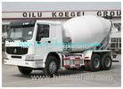 Sinotruk Howo Concrete Mixer Truck 10 CBM with HW76 Cabin white color