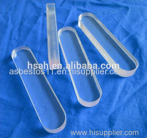 Transparent plane borosilicate level gauge glass