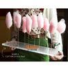 Thick Acrylic Countertop Food Display Transparent For Pretty Cotton Candy