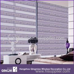 Hand Control Retractable Jacquard Blind Curtain For Shading