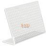 Laser Acrylic Jewellery Display Stands White 12 Rows 20 Holes for 120 Pairs Earrings