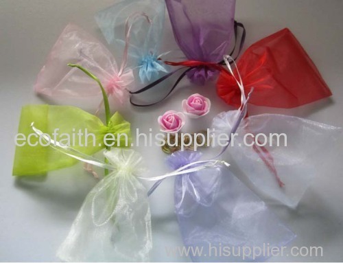 24 colors organza jewelry package bag