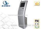 Airport / Subway Stand Alone Self Service Ticket Kiosk Terminals With Alert Notification