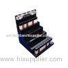 4 Tier Acrylic Makeup Display Stand Black Stable For Cosmetic Promotion