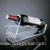 Crystal Acrylic Wine Food Display Trays Retail Shop Custom With Handle