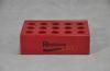 Red Acrylic Nail Polish Display RackWith Laser Cutting Logo Painting