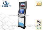 Custom Indoor Information Self Service Printing Kiosk Automated Ticket Kiosk