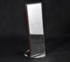 Slant Beauty 5MM Clear Acrylic Floor Display Stands Double Sides With Mirrored Panel